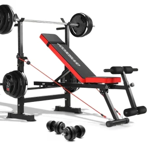 Weight Bench Set with Squat Rack,