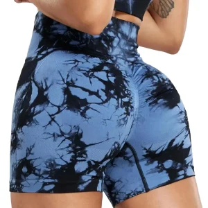 Tie Dye Yoga Shorts
