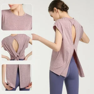 Bodybuilding T-shirt Fashion Yoga  Fitness Clothes Women