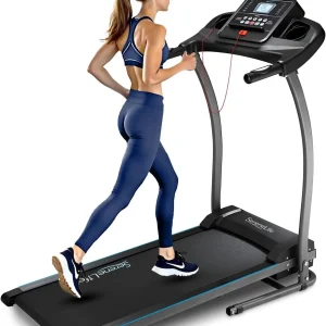 Folding Treadmill Exercise Machine Trainer w/Bluetooth App