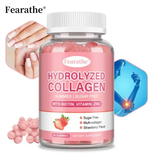 Sugar Free Hydrolyzed Collagen Gummies for Women,
